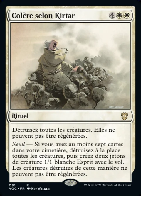 Colère selon Kirtar