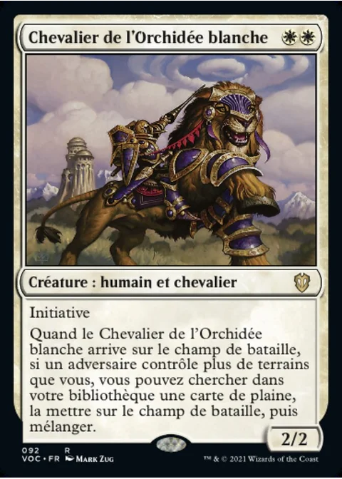 Chevalier de l'Orchidée blanche