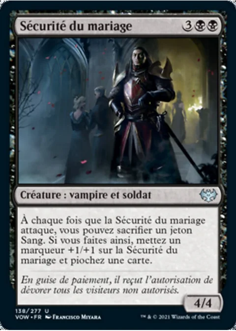 Sécurité du mariage