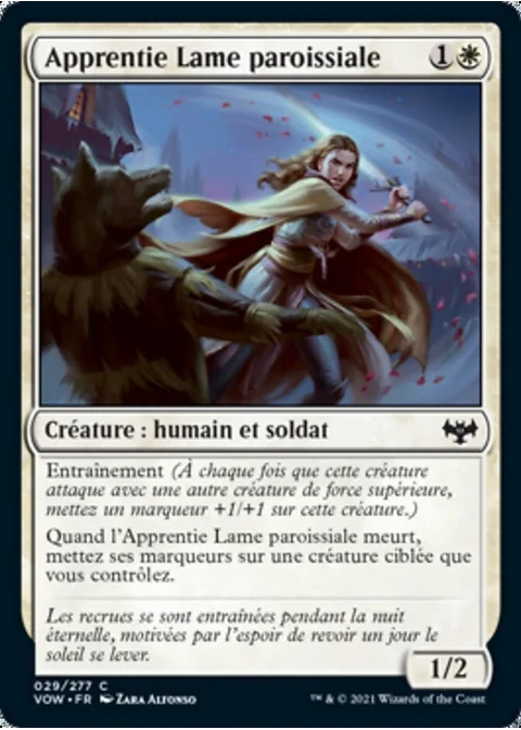 Apprentie Lame paroissiale