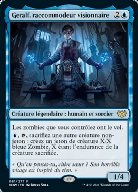 Geralf, raccommodeur visionnaire