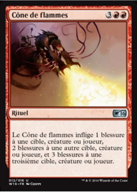 Cône de flammes