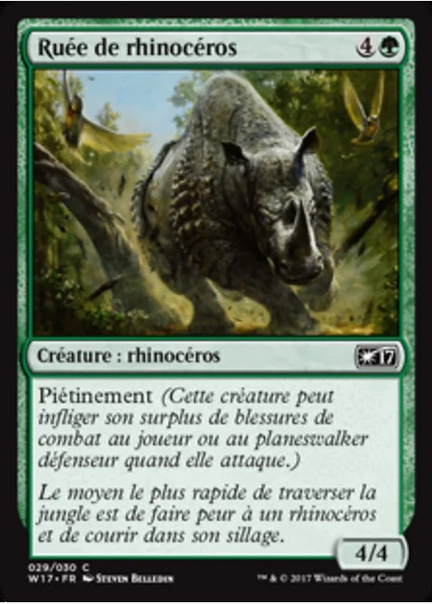 Ruée de rhinocéros