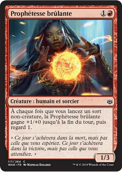 Prophétesse brûlante