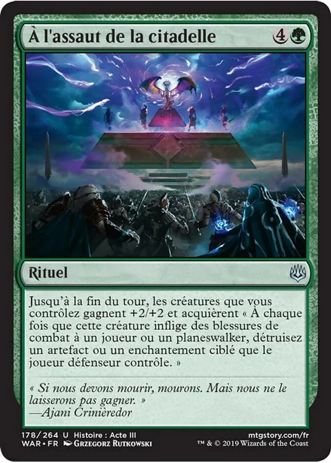 À l'assaut de la citadelle