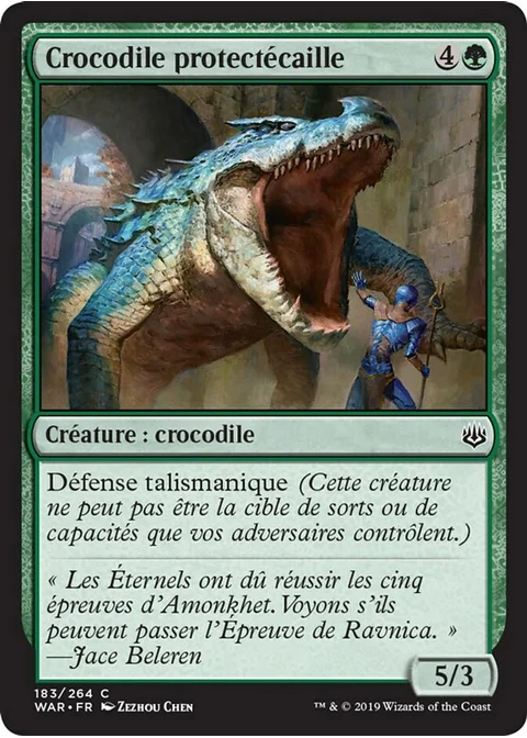 Crocodile protectécaille