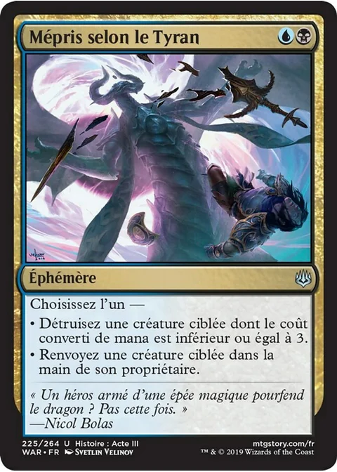 Mépris selon le Tyran