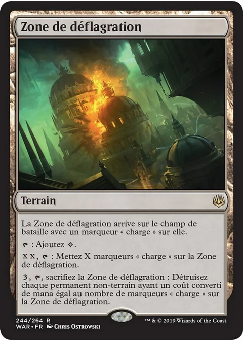 Zone de déflagration