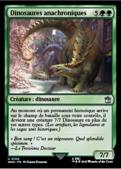Dinosaures anachroniques