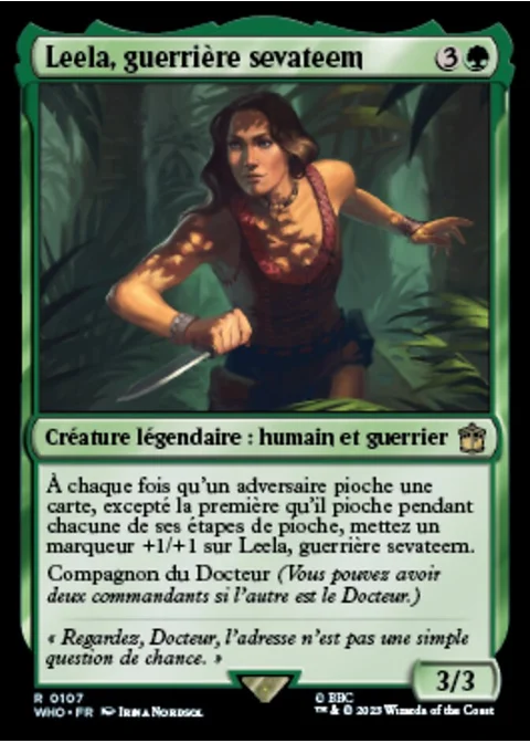 Leela, guerrière sevateem