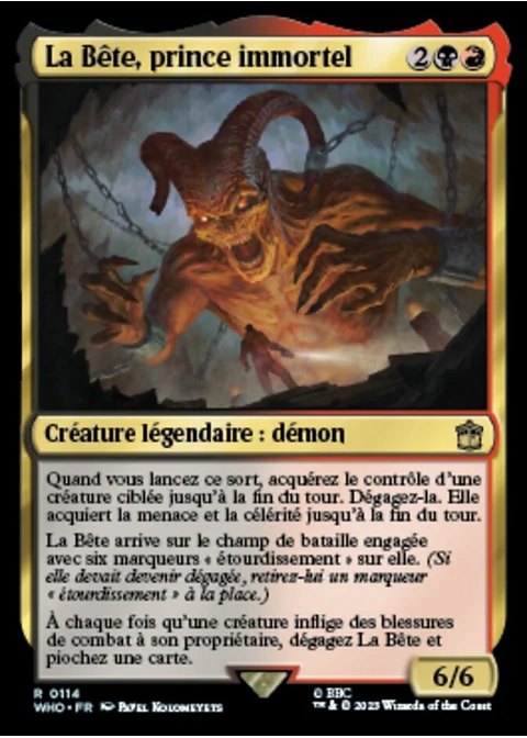La Bête, prince immortel