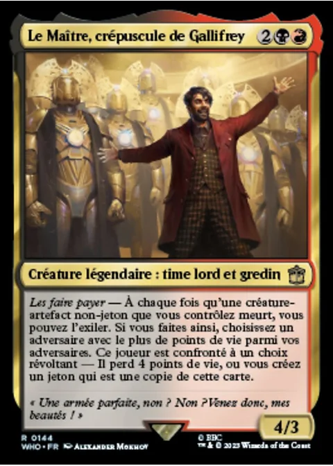 Le Maître, crépuscule de Gallifrey