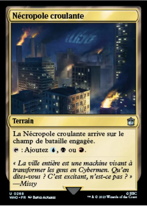 Nécropole croulante