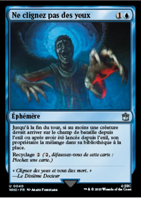 Ne clignez pas des yeux