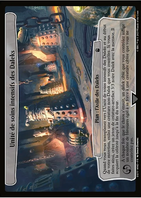 Unité de soins intensifs des Daleks