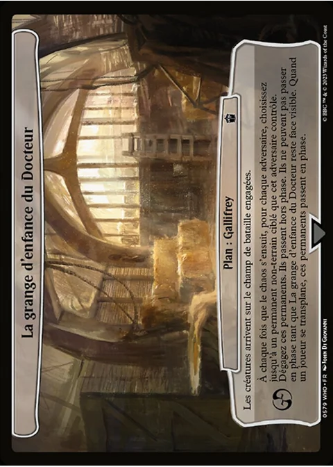 La grange d'enfance du Docteur