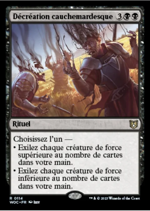 Décréation cauchemardesque