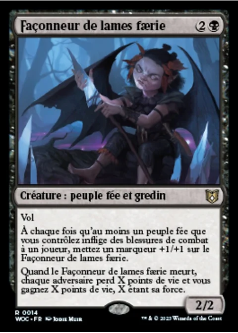 Façonneur de lames faerie