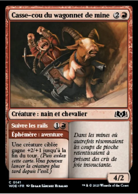 Casse-cou du wagonnet de mine