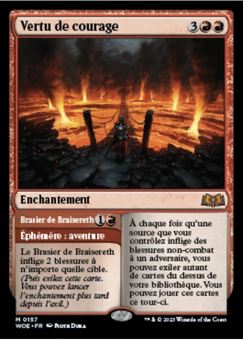 Vertu  de courage