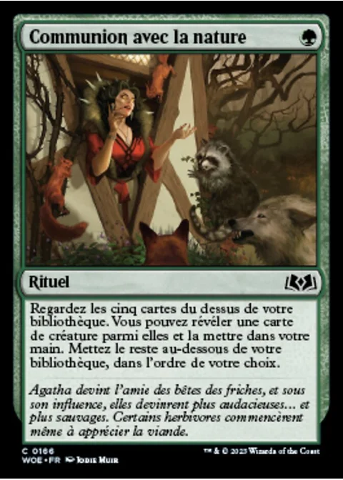 Communion avec la nature