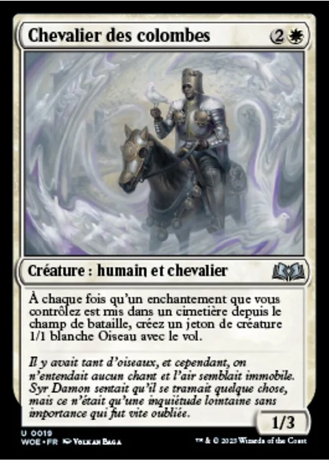 Chevalier des colombes