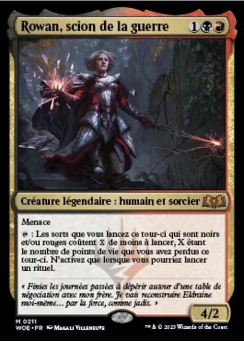 Rowan, scion de la guerre