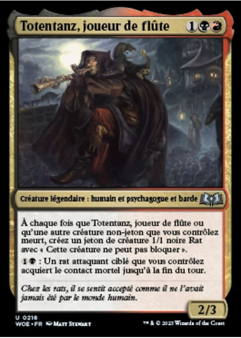 Totentanz, joueur de flûte