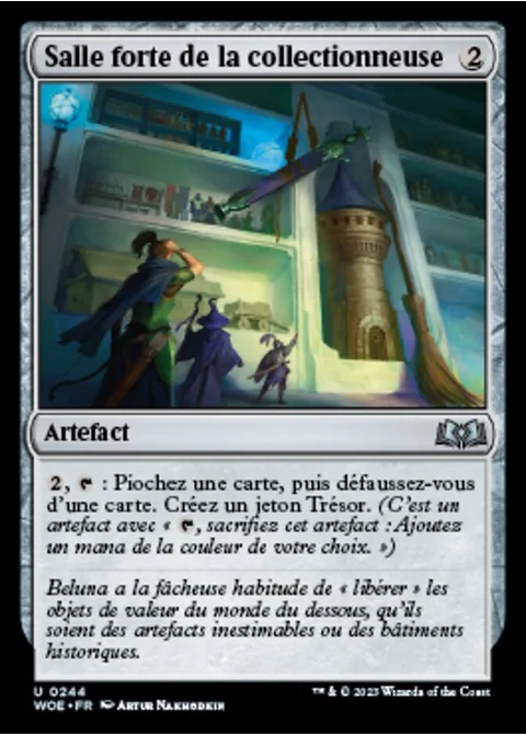 Salle forte de la collectionneuse