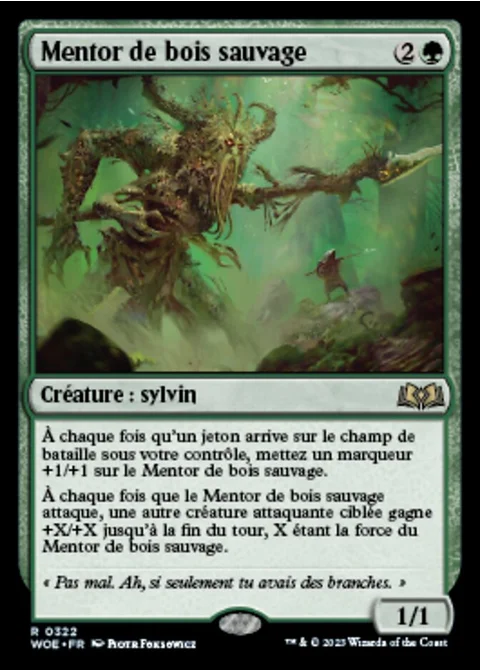 Mentor de bois sauvage