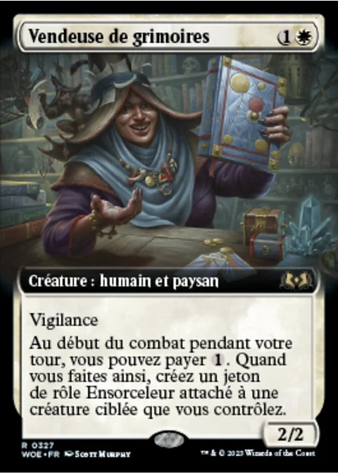 Vendeuse de grimoires