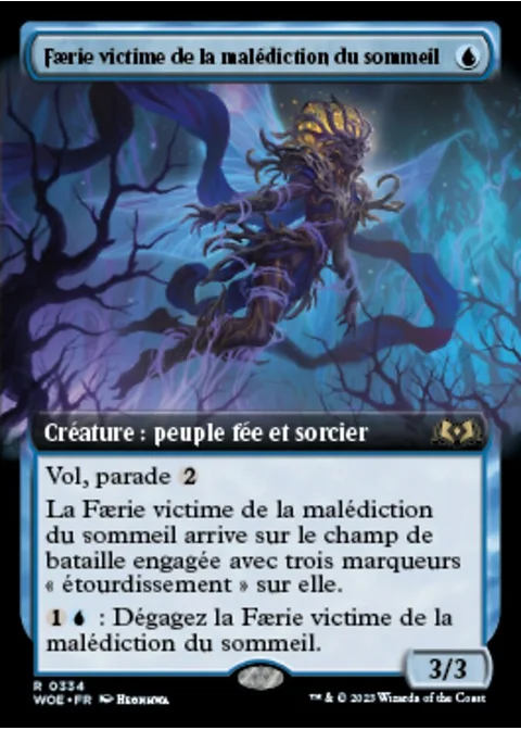 Faerie victime de la malédiction du sommeil