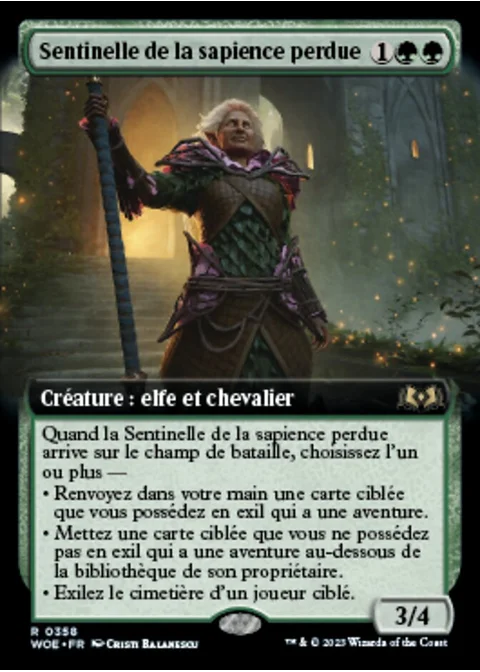 Sentinelle de la sapience perdue
