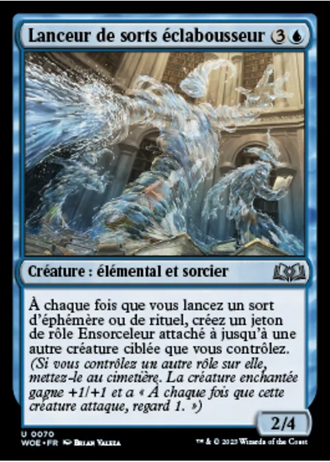 Lanceur de sorts éclabousseur