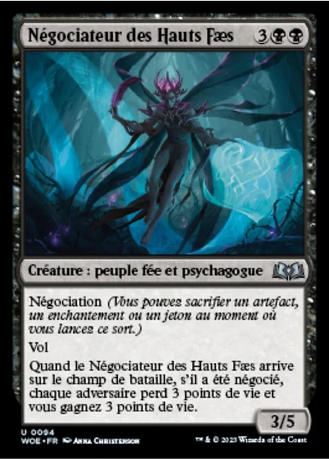 Négociateur des Hauts Faes