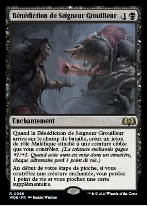 Bénédiction de Seigneur Grouilleur
