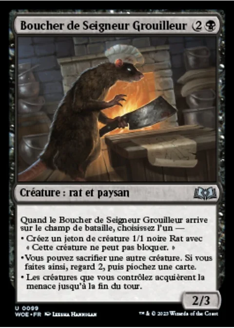 Boucher de Seigneur Grouilleur