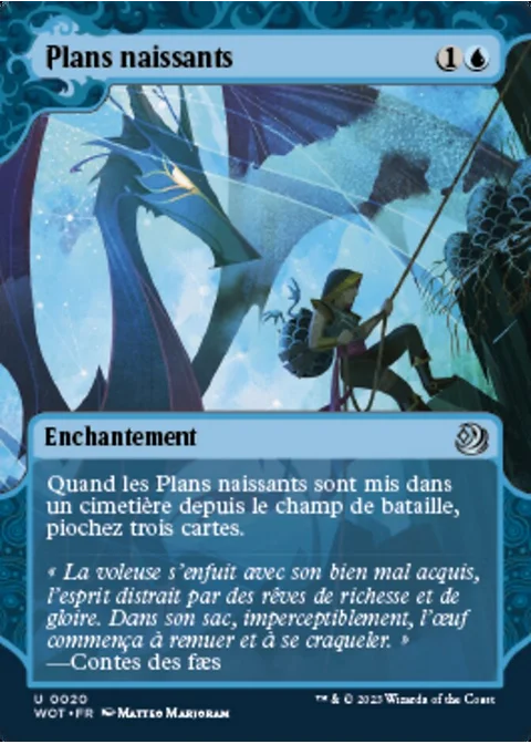 Plans naissants