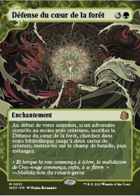 Défense du cœur de la forêt
