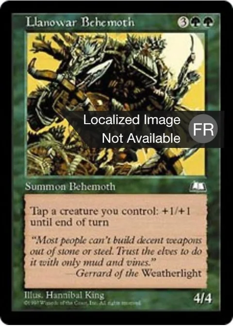 Béhémoth de Llanowar