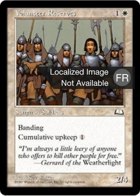 Volontaires réservistes