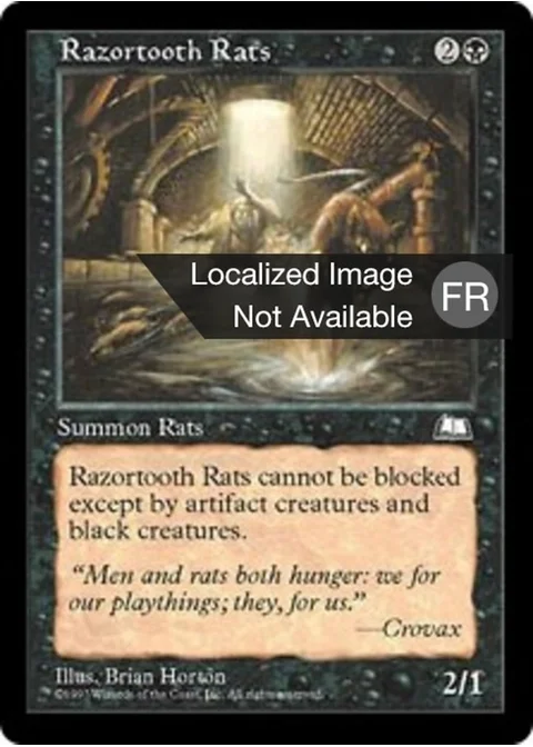 Rats aux dents tranchantes