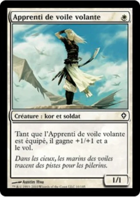 Apprenti de voile volante