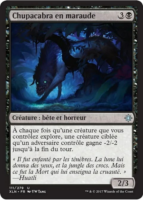 Chupacabra en maraude