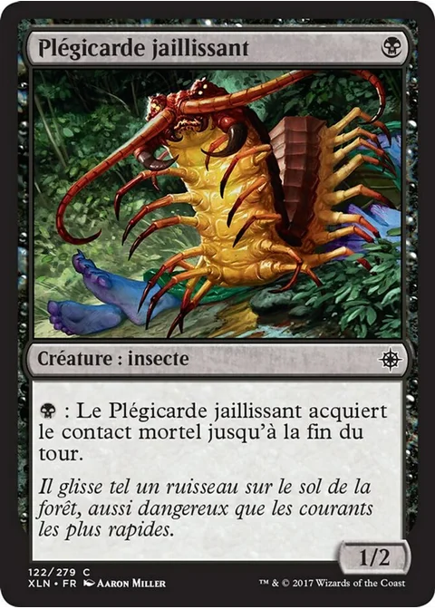 Plégicarde jaillissant