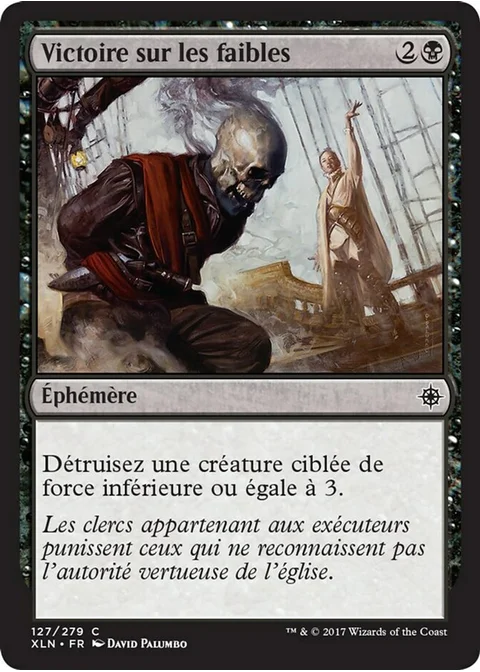 Victoire sur les faibles