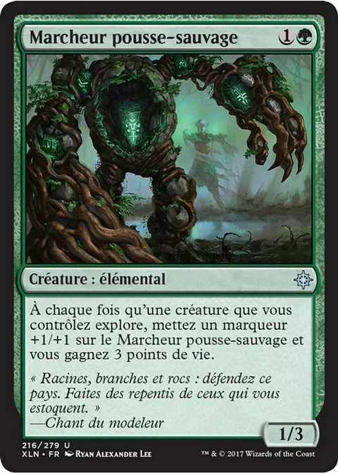 Marcheur pousse-sauvage