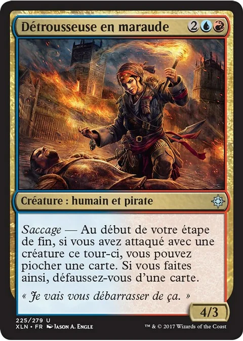 Détrousseuse en maraude