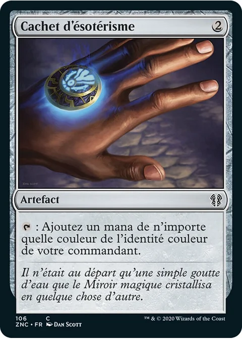 Cachet d'ésotérisme