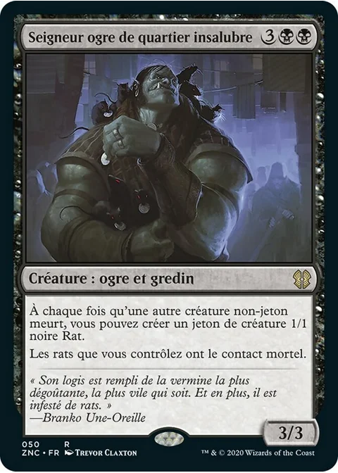 Seigneur ogre de quartier insalubre